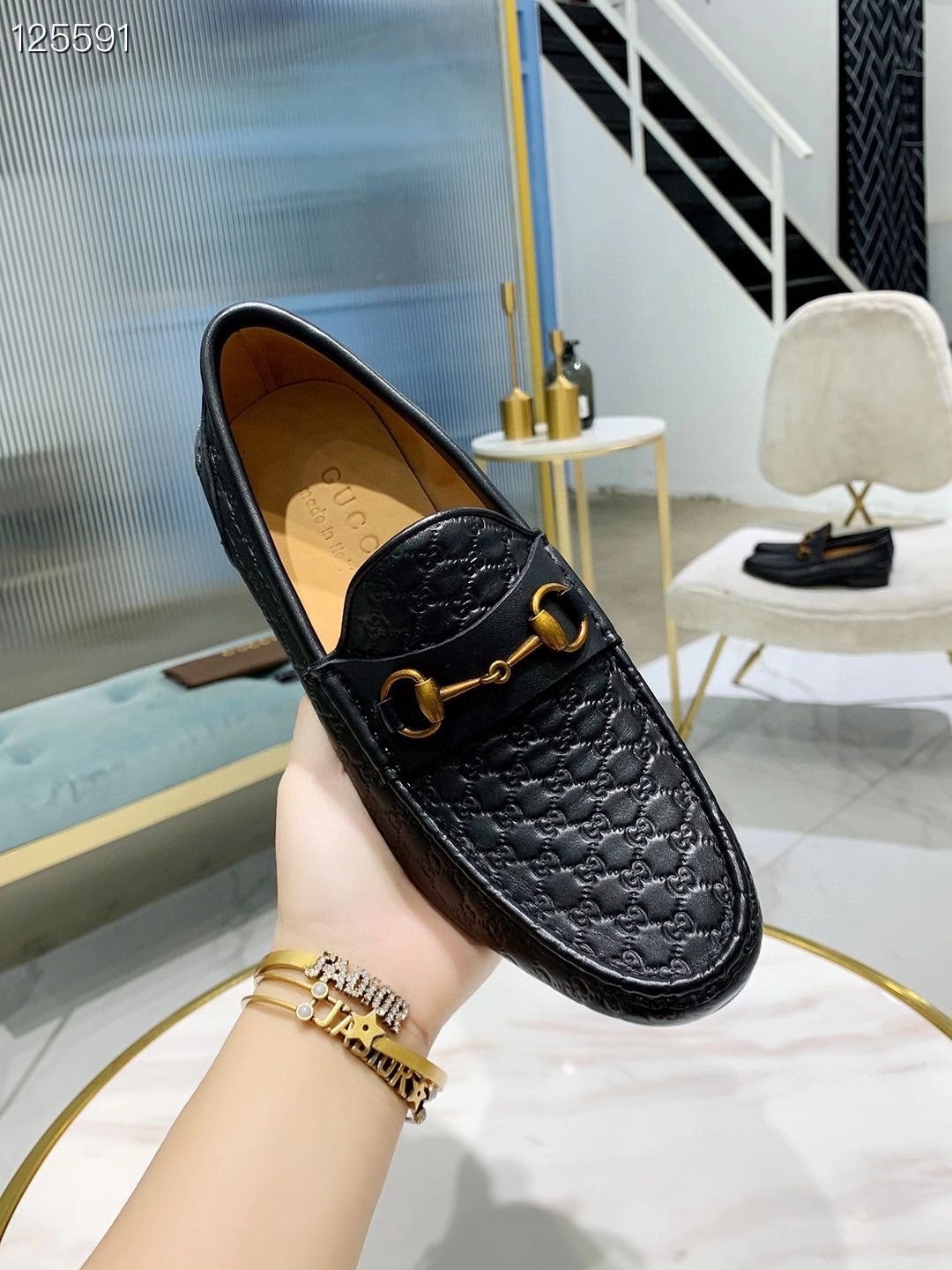 Giày nam Gucci siêu cấp z2218076308390 a6a68ab9a891aadac9cff039f07c130b - Giày nam Gucci siêu cấp MSSC1510