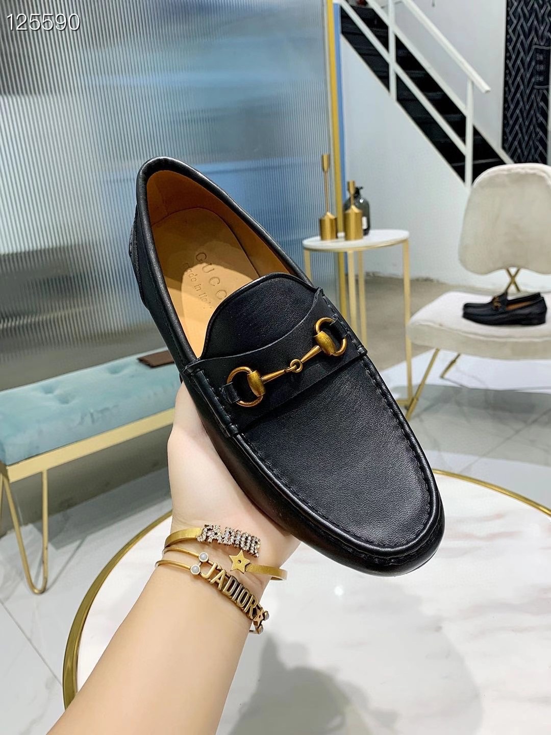 z2218076462734 7e272100a2312e7763cfec81a9571a94 - Gi&agrave;y nam Gucci si&ecirc;u cấp MSSC1511