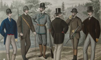 Bức tranh vẽ một quý ông người Anh năm 1875. Ảnh: Gentleman's Gazette