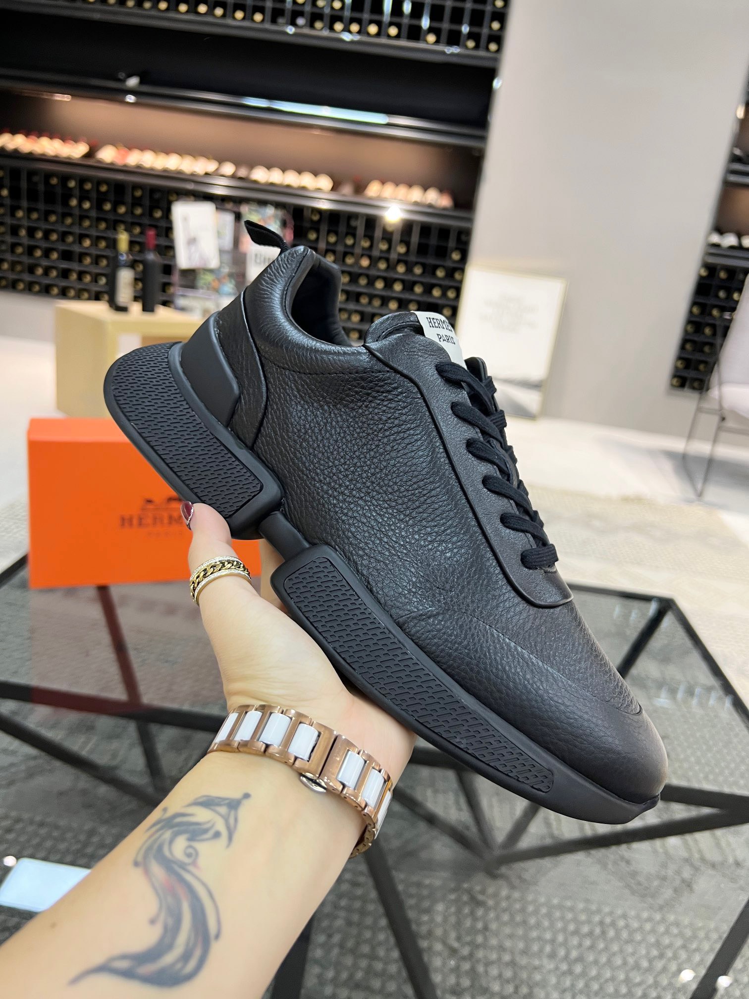 z2996247914635 621e2dd5cccb47384d2531aace2551da - Gi&agrave;y Nam Hermes Si&ecirc;u Cấp GNH2020