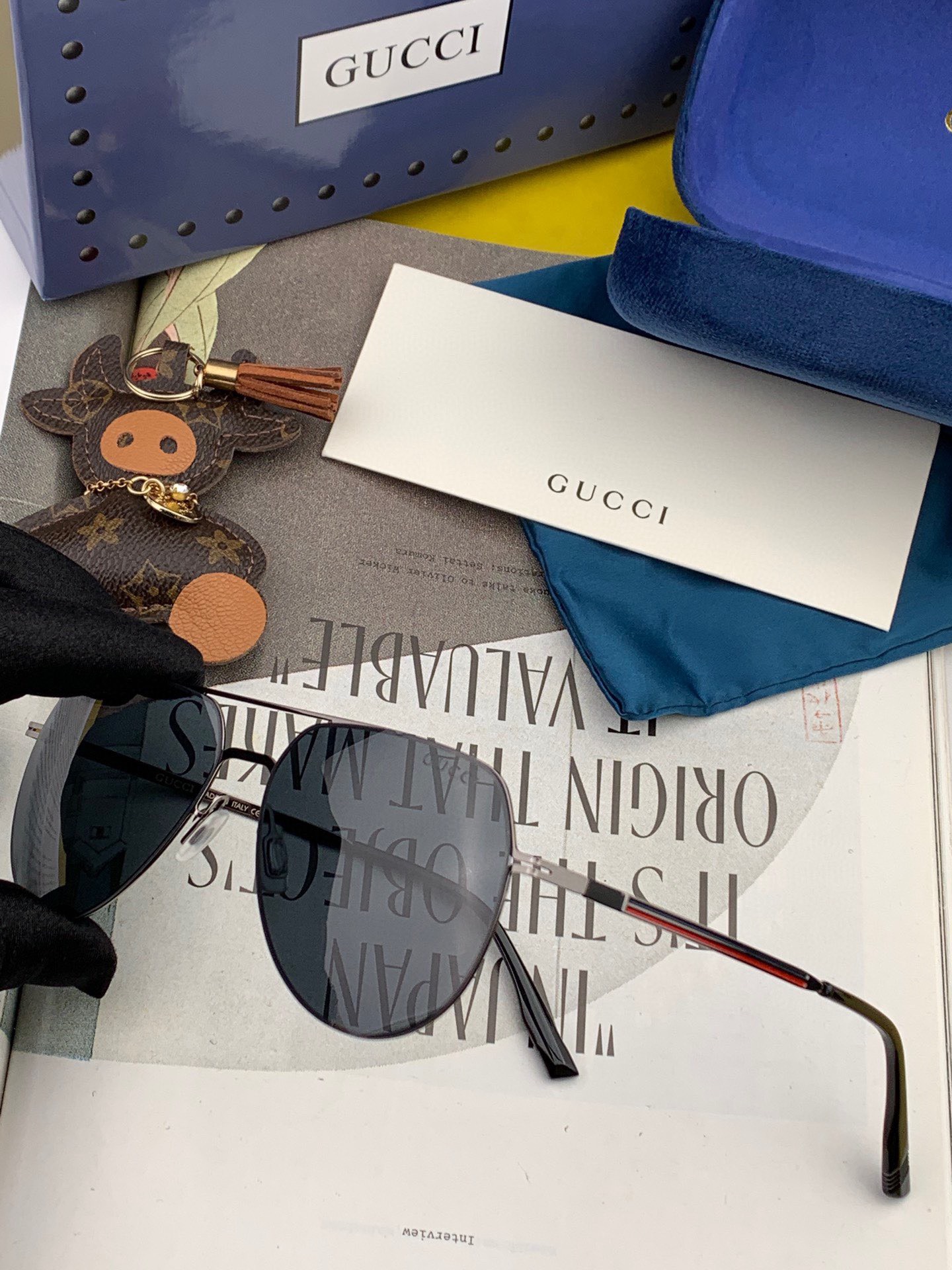 z3213120569010 cd6371ace728b5bee1a82f086b4cb8ce - Mắt K&iacute;nh Nam H&agrave;ng Hiệu Gucci MKNGC2245